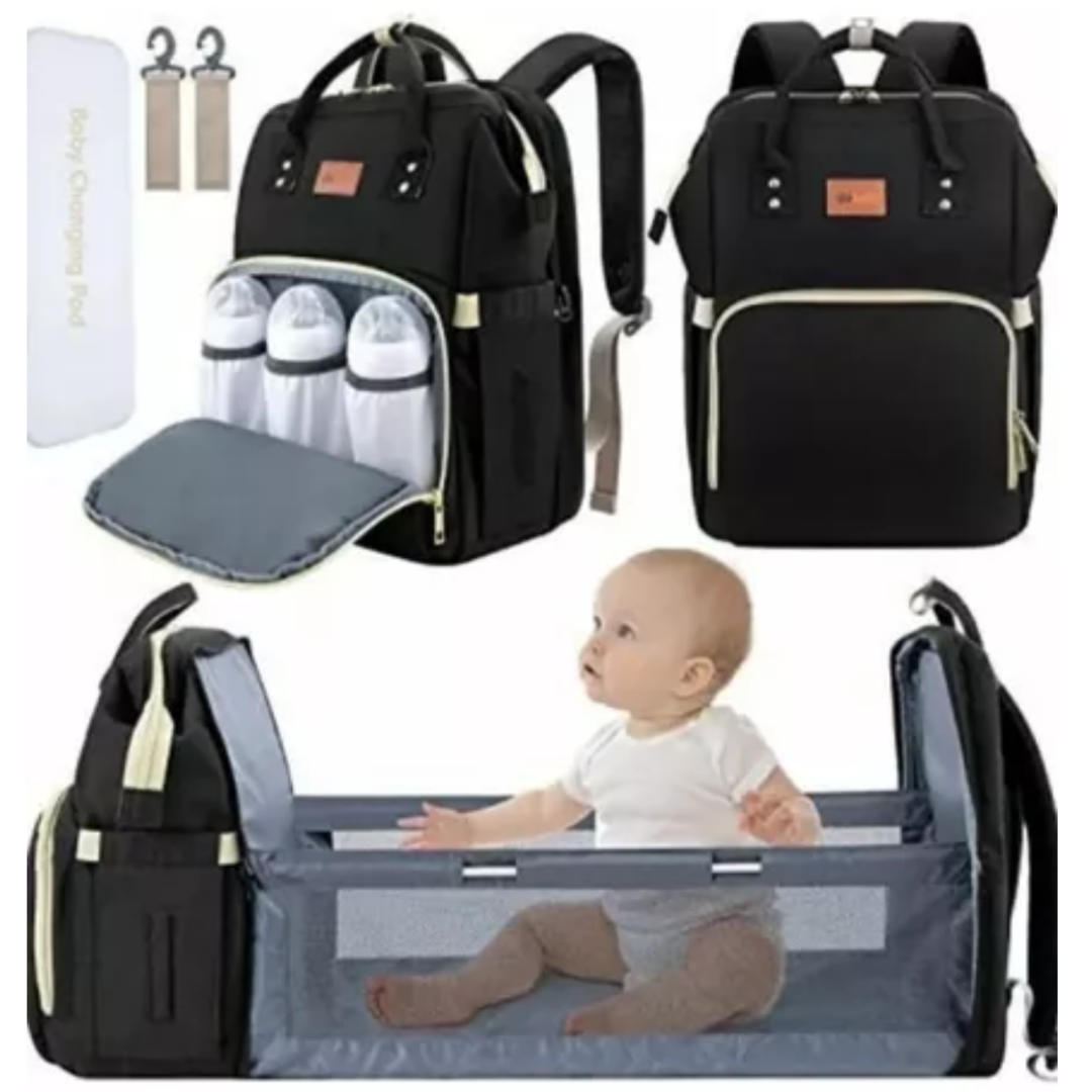 Pañalera Cambiador Bebé Morral Con USB